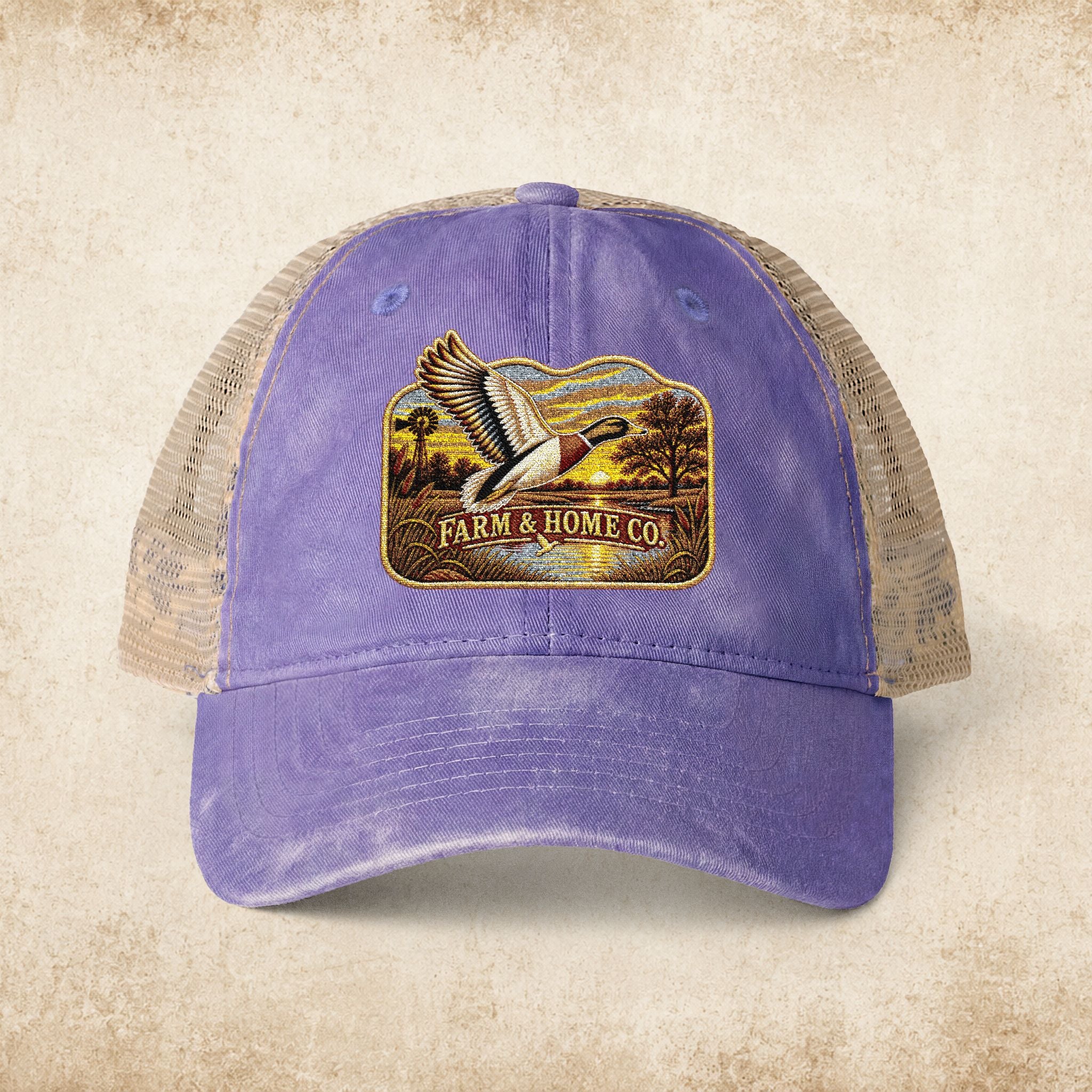 Women's Washed Mesh-Back Cap