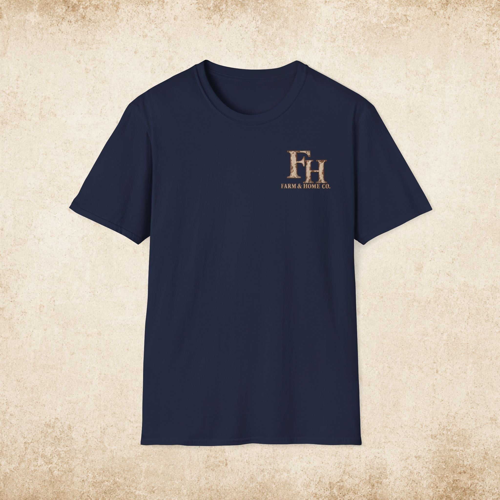 T-Shirt — Farm & Home Co. FH Logo Rustic Chest Tee