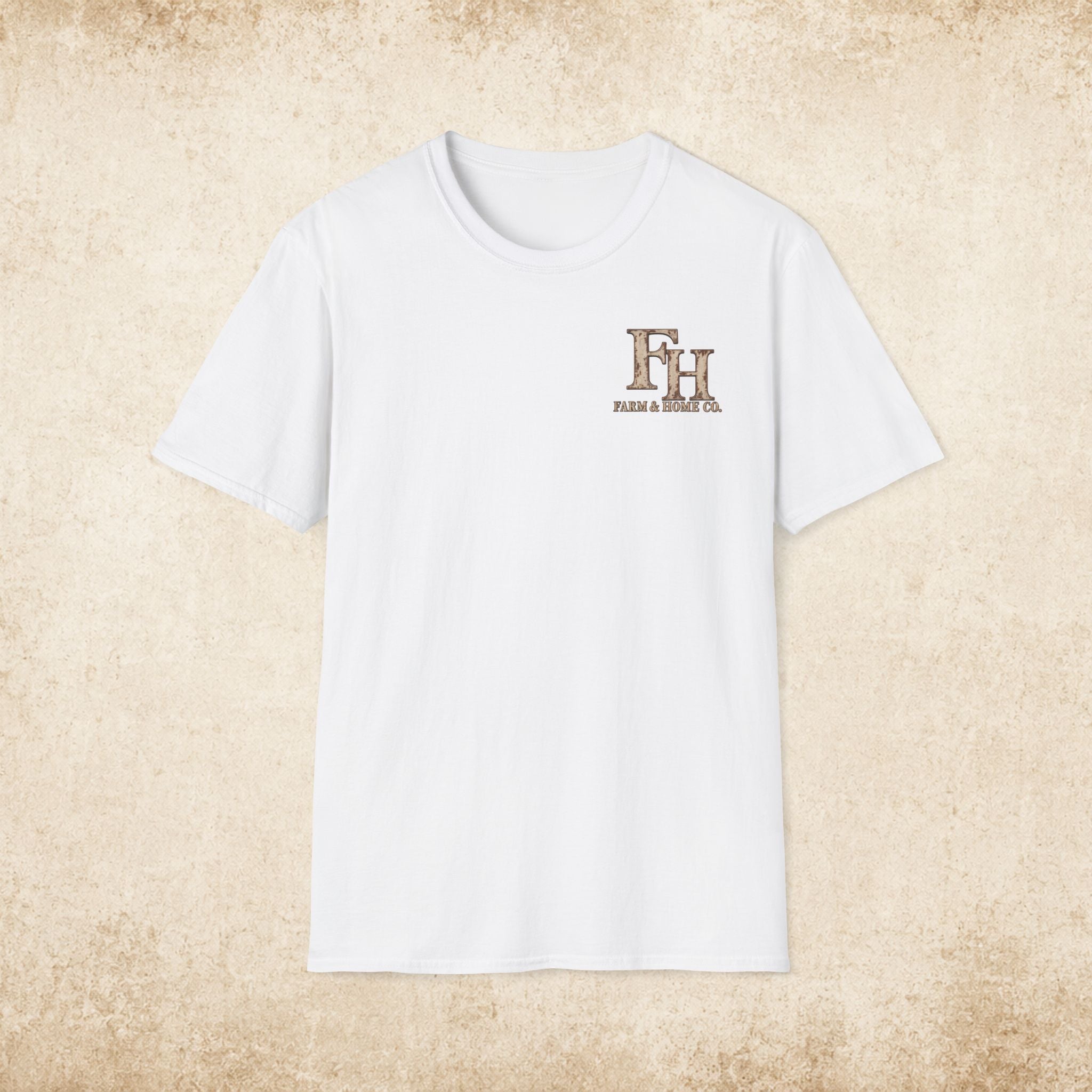 T-Shirt — Farm & Home Co. FH Logo Rustic Chest Tee