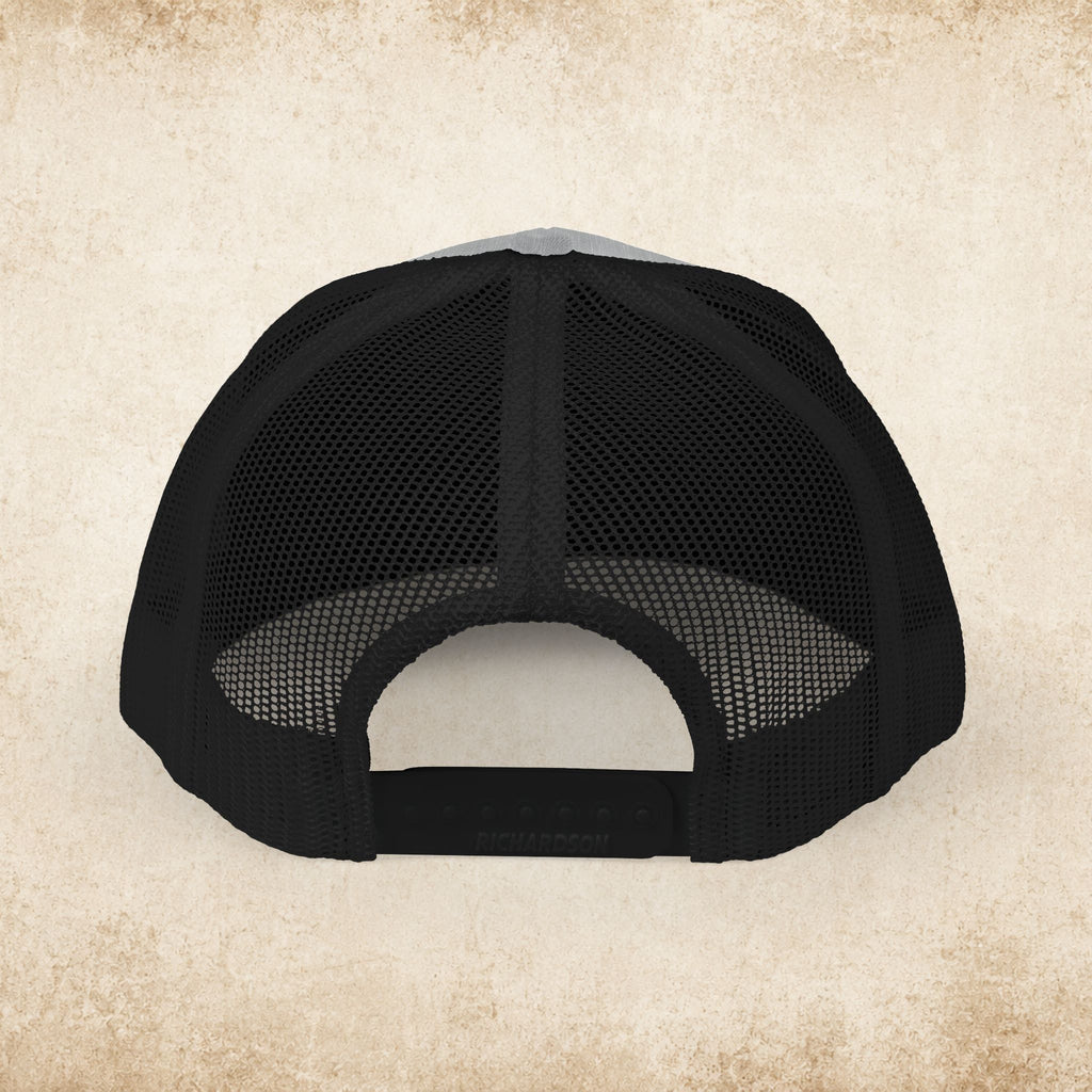 Trucker Cap — Eagle & Initials Embroidered Snapback