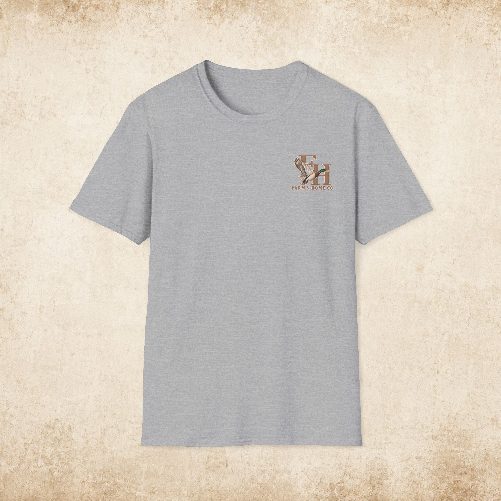 Farm & Home Co. Logo T-Shirt — Minimal Rustic Chest Graphic