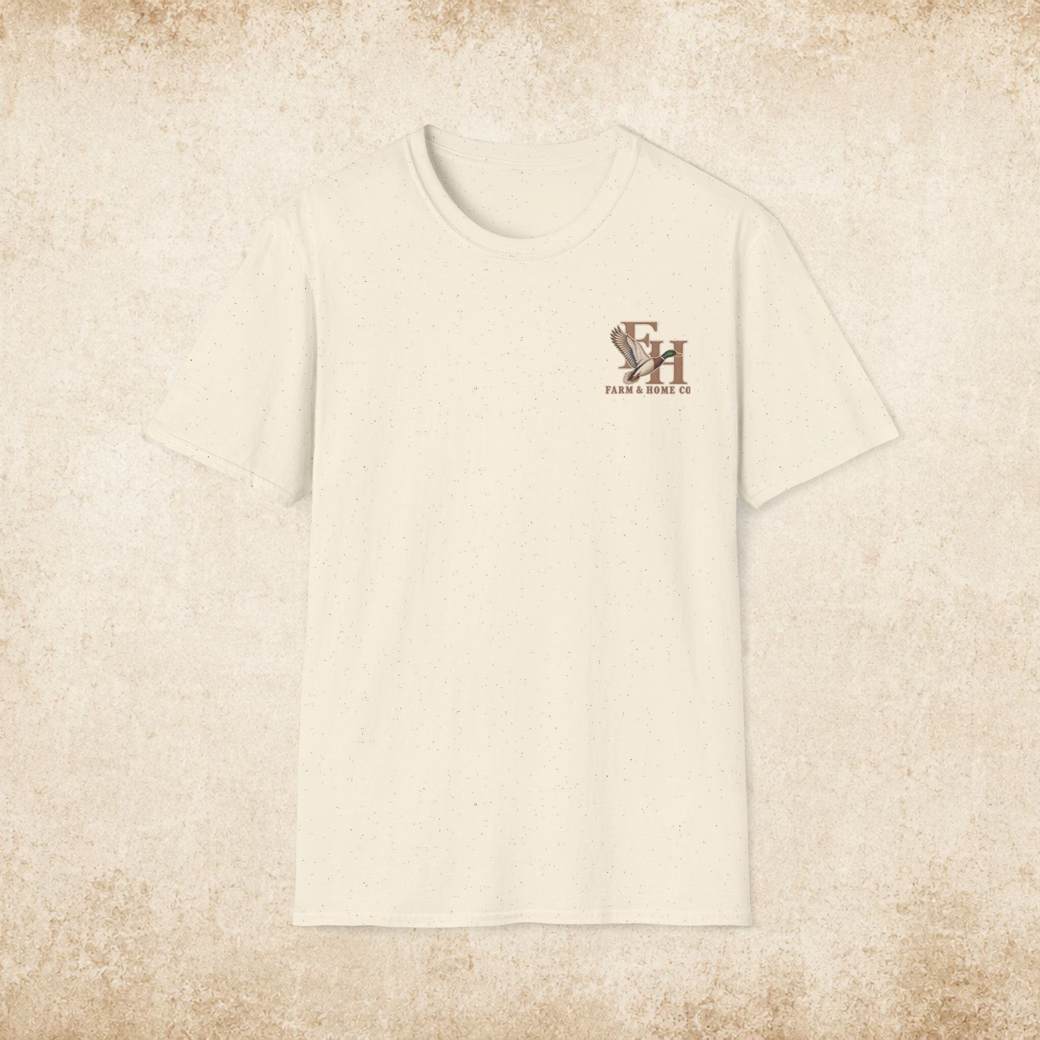 Farm & Home Co. Logo T-Shirt — Minimal Rustic Chest Graphic