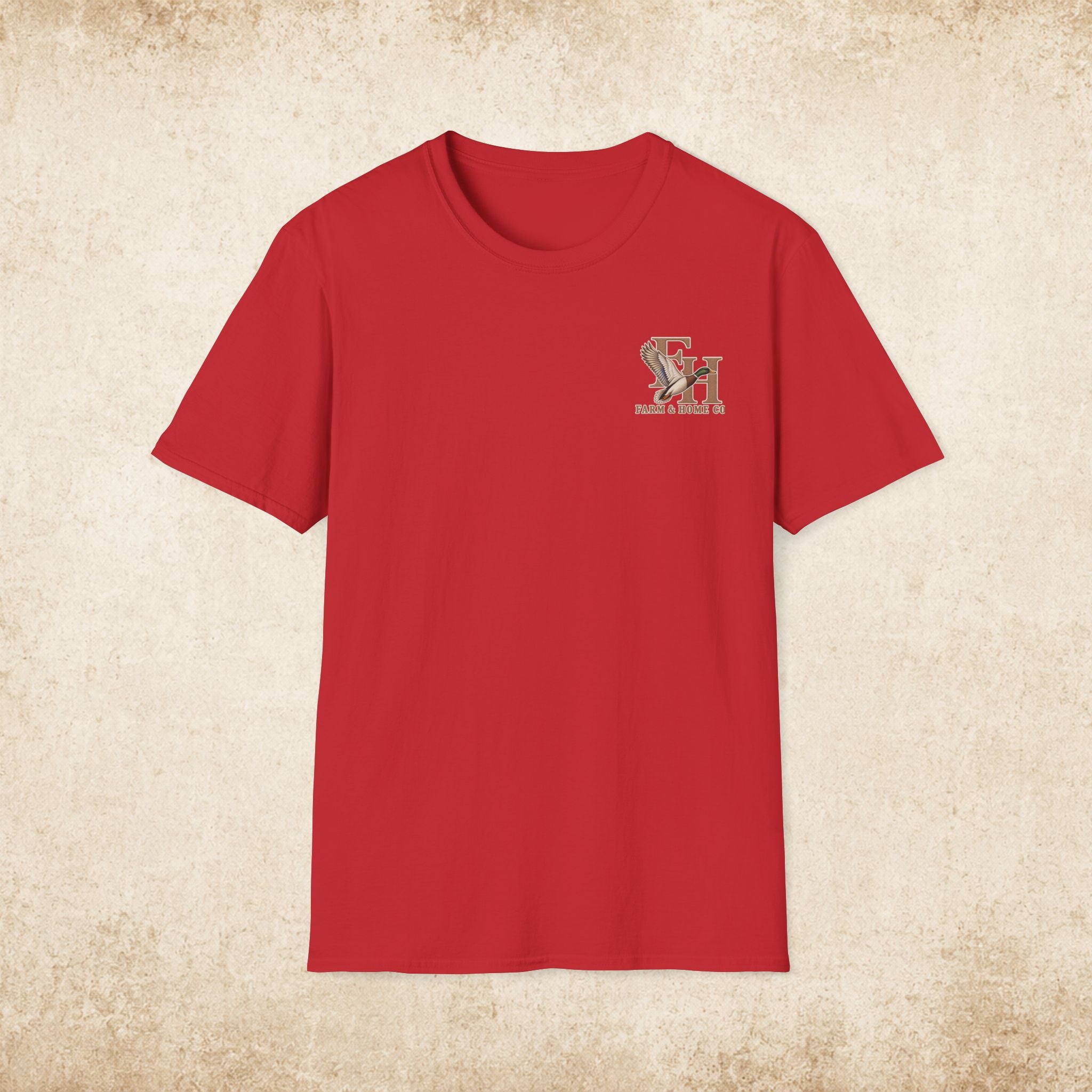 Farm & Home Co. Logo T-Shirt — Minimal Rustic Chest Graphic
