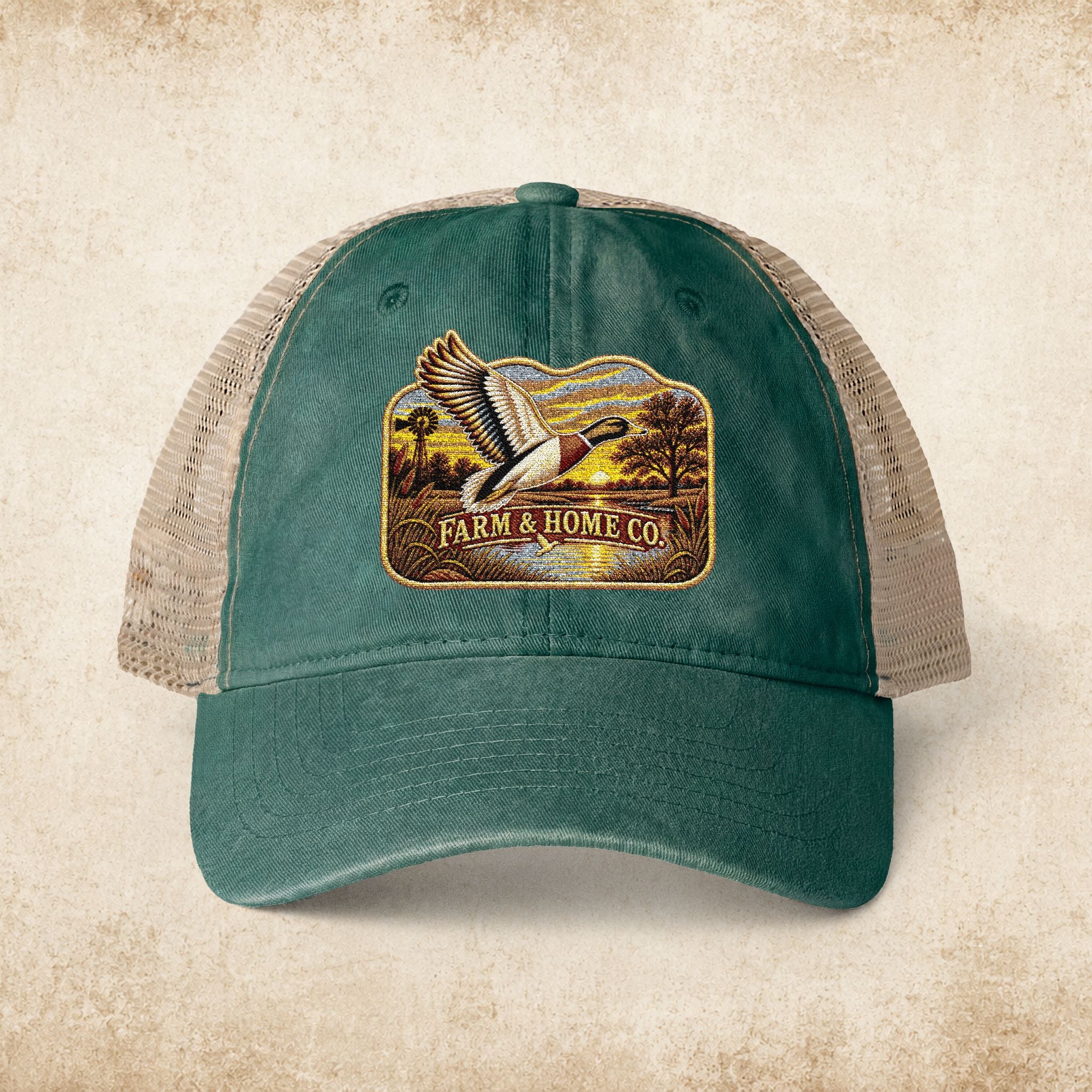 Women's Washed Mesh-Back Cap
