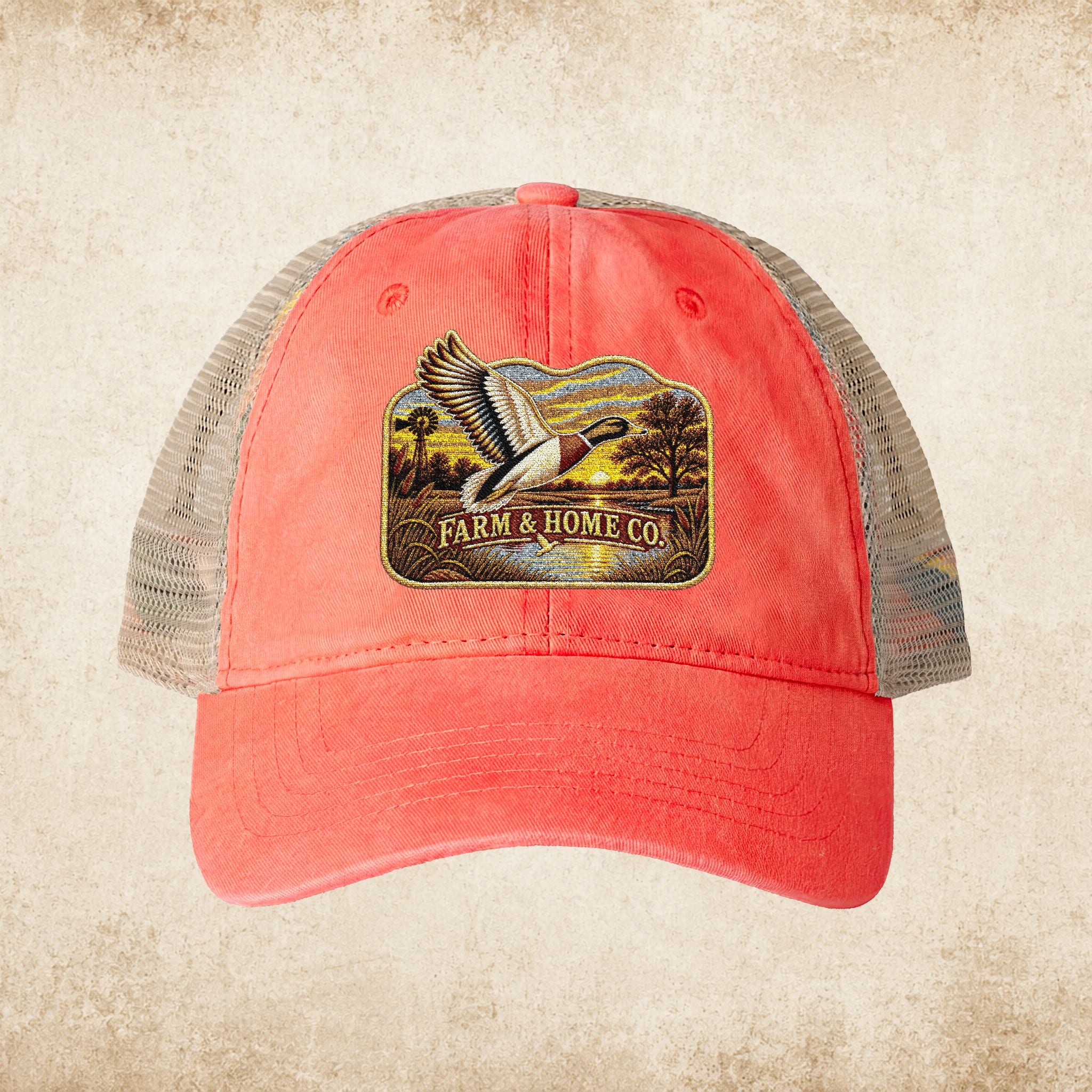 Women's Washed Mesh-Back Cap