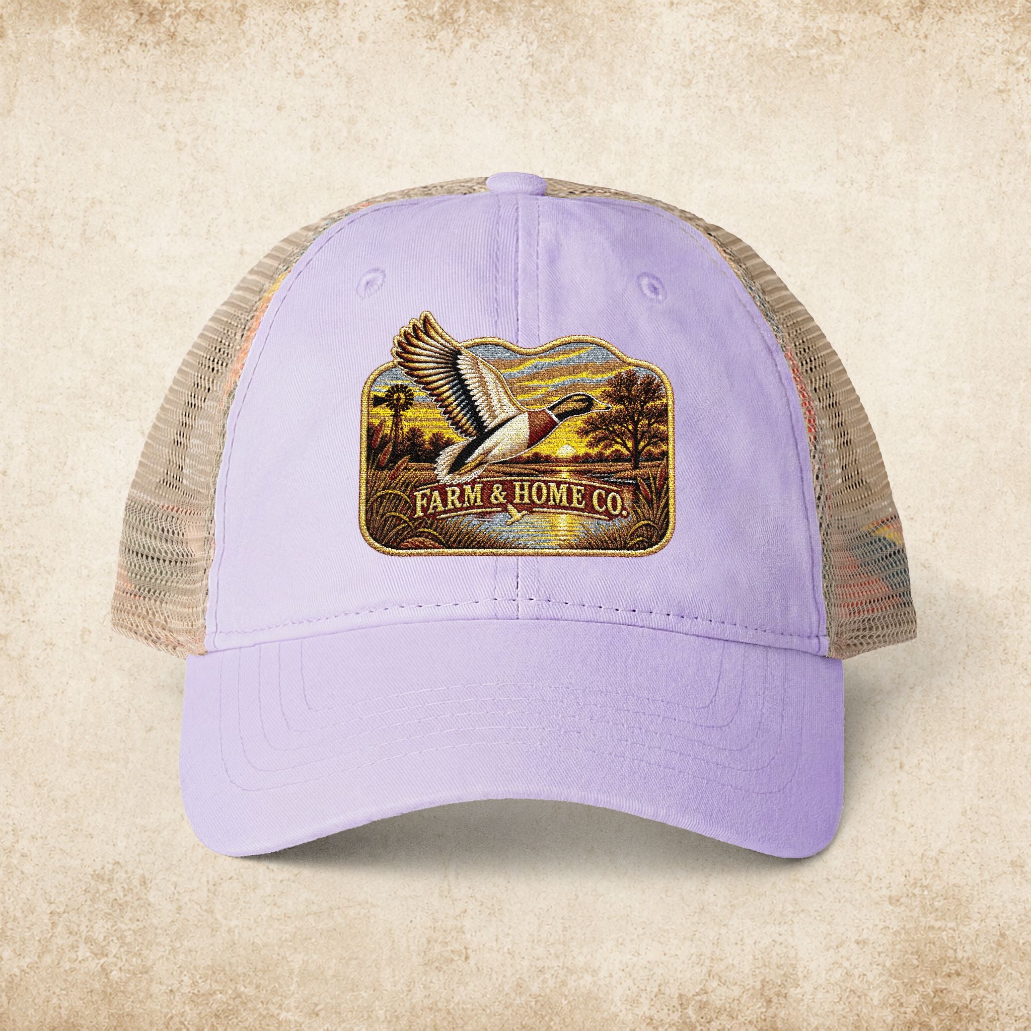 Women's Washed Mesh-Back Cap