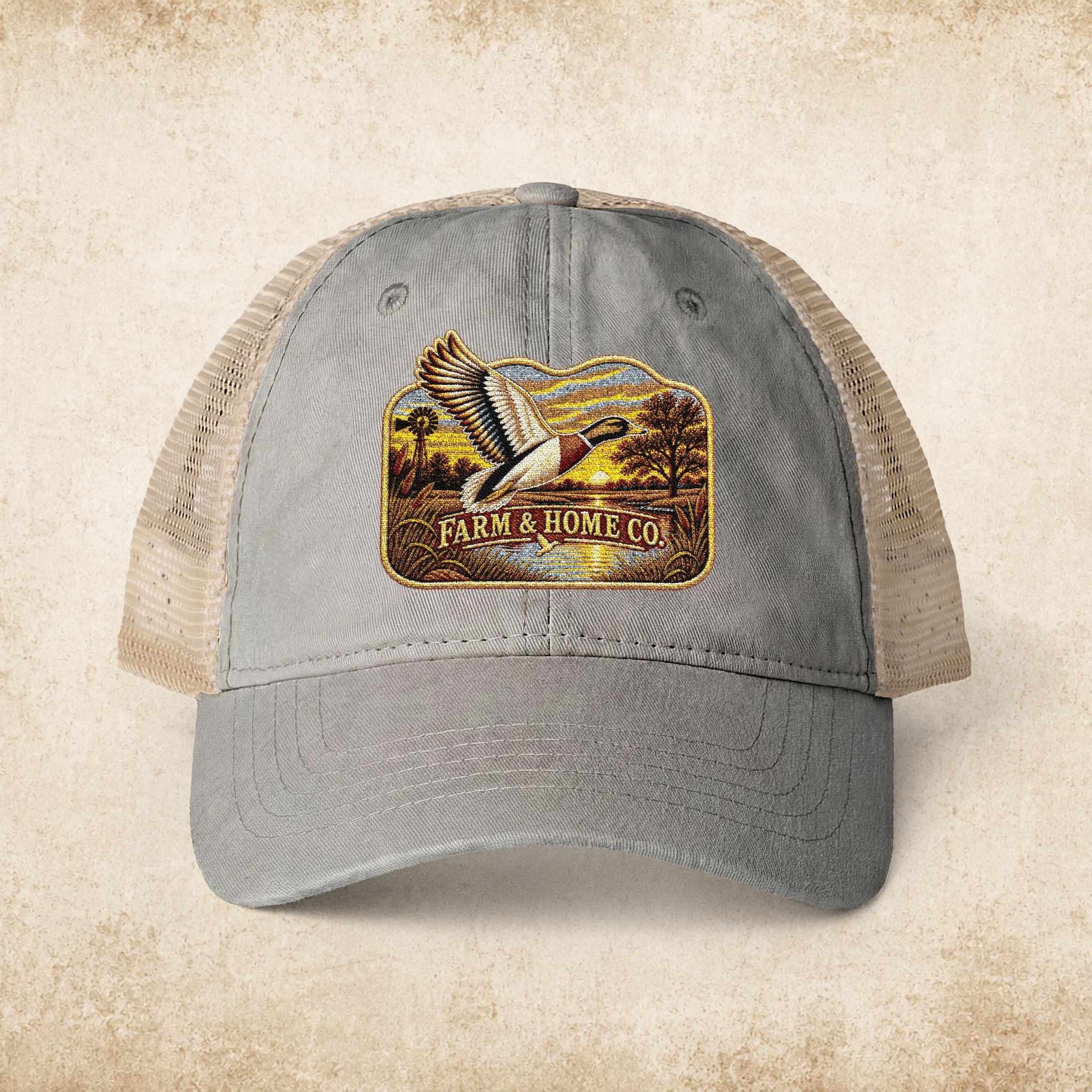Women's Washed Mesh-Back Cap