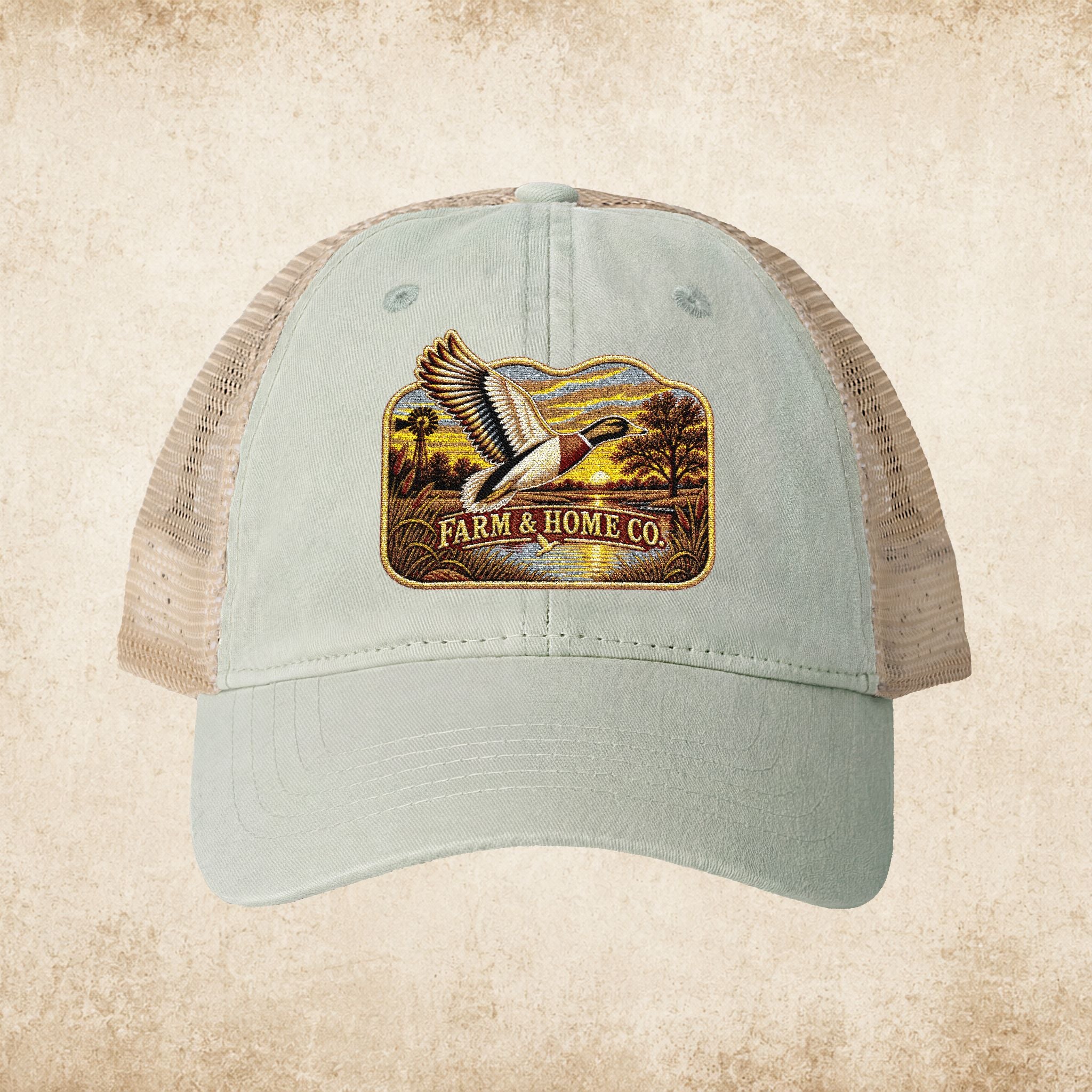 Women's Washed Mesh-Back Cap