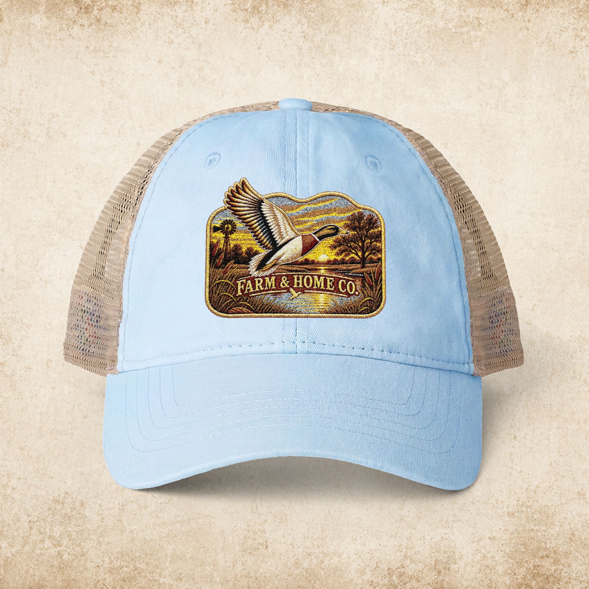 Women's Washed Mesh-Back Cap