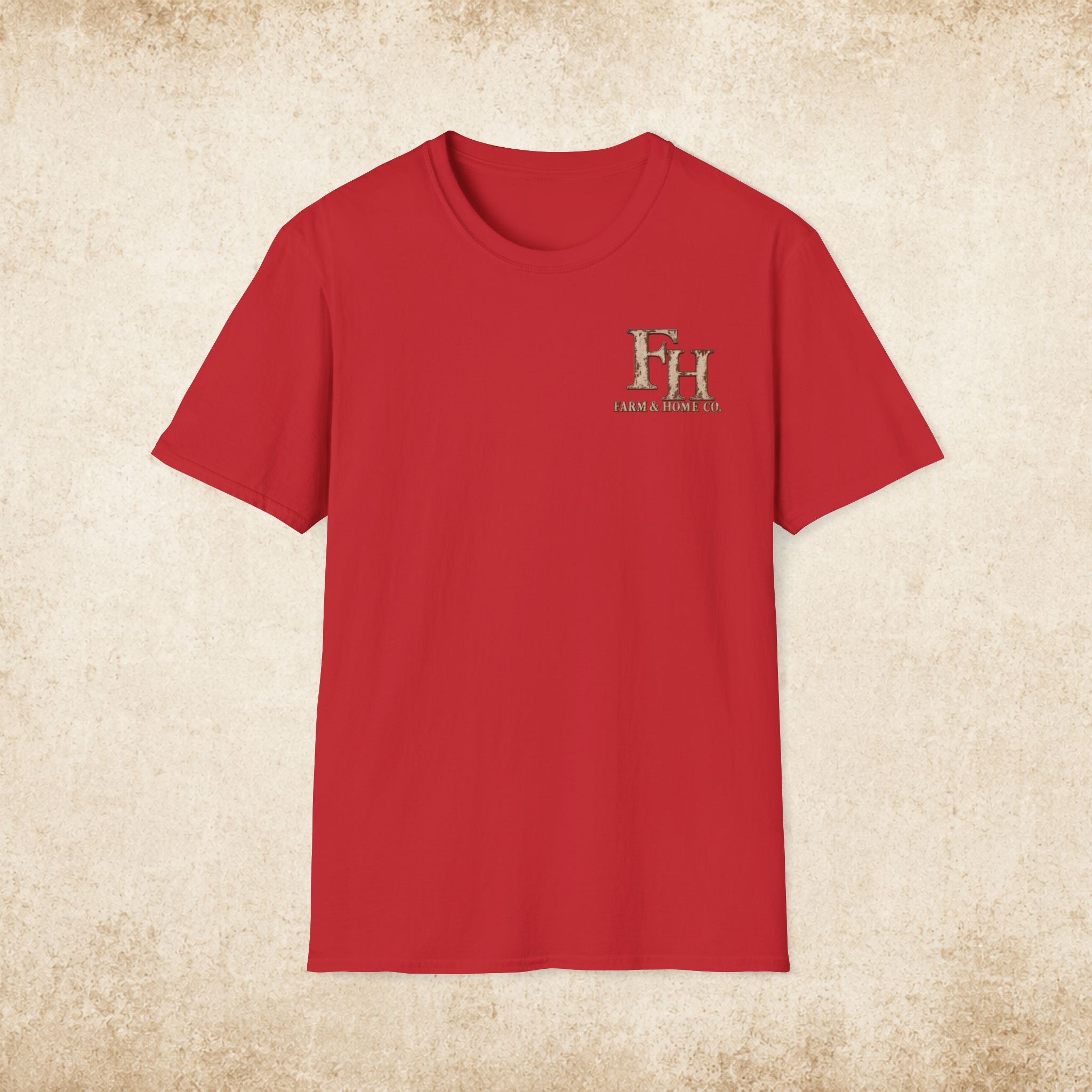 T-Shirt — Farm & Home Co. FH Logo Rustic Chest Tee