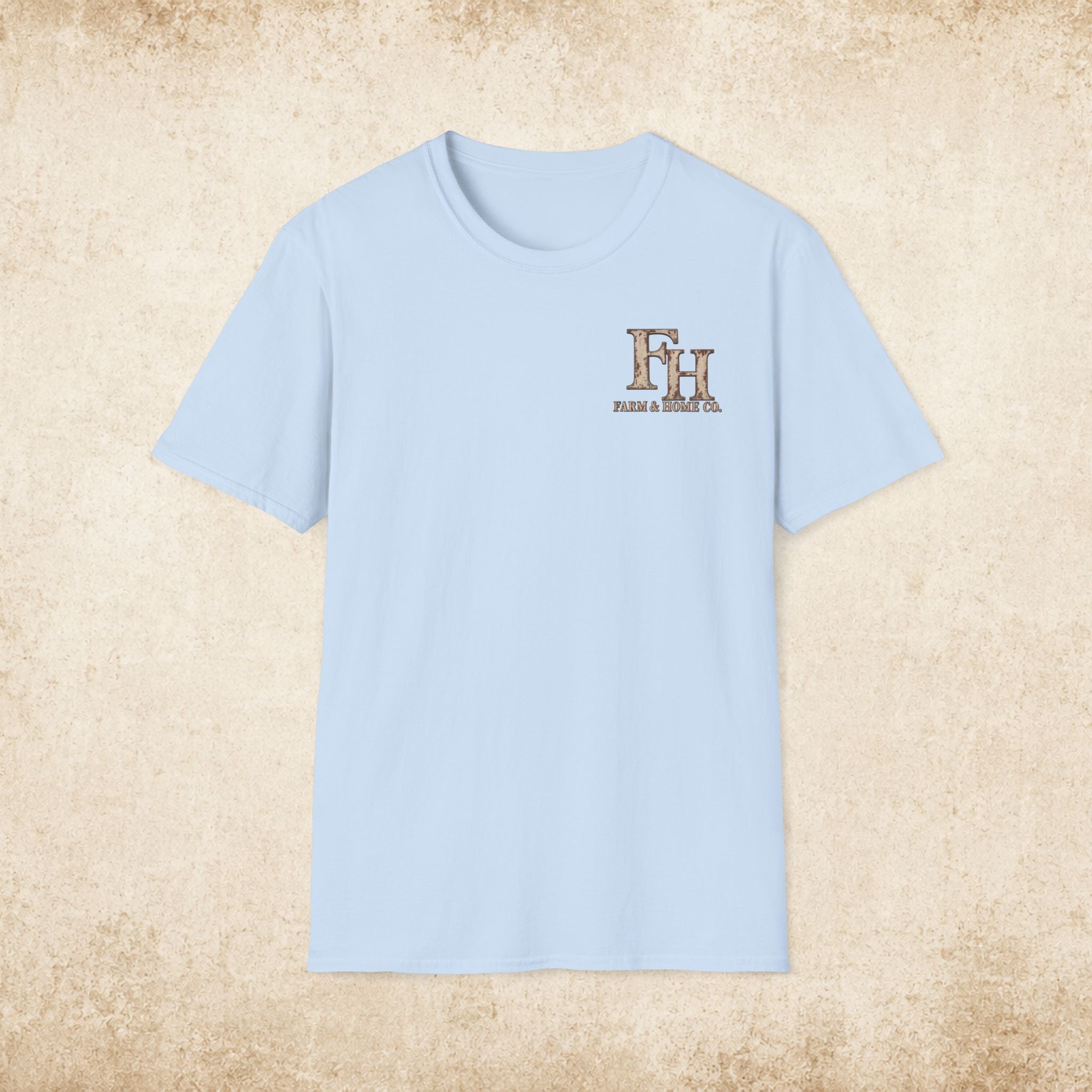 T-Shirt — Farm & Home Co. FH Logo Rustic Chest Tee