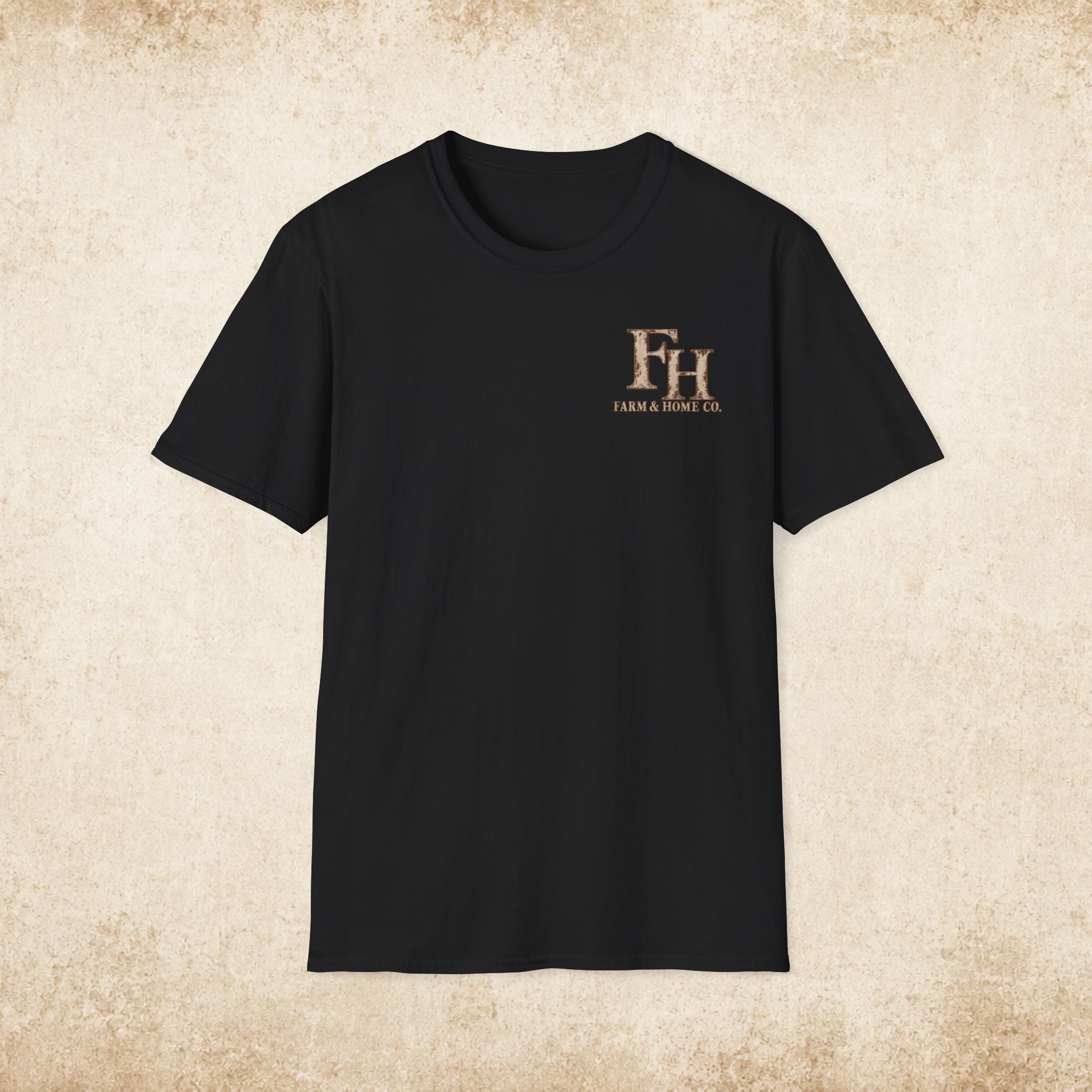 T-Shirt — Farm & Home Co. FH Logo Rustic Chest Tee