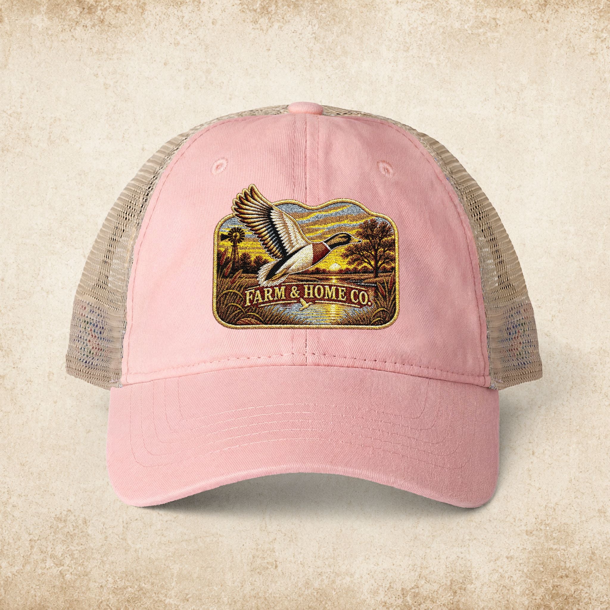 Women's Washed Mesh-Back Cap