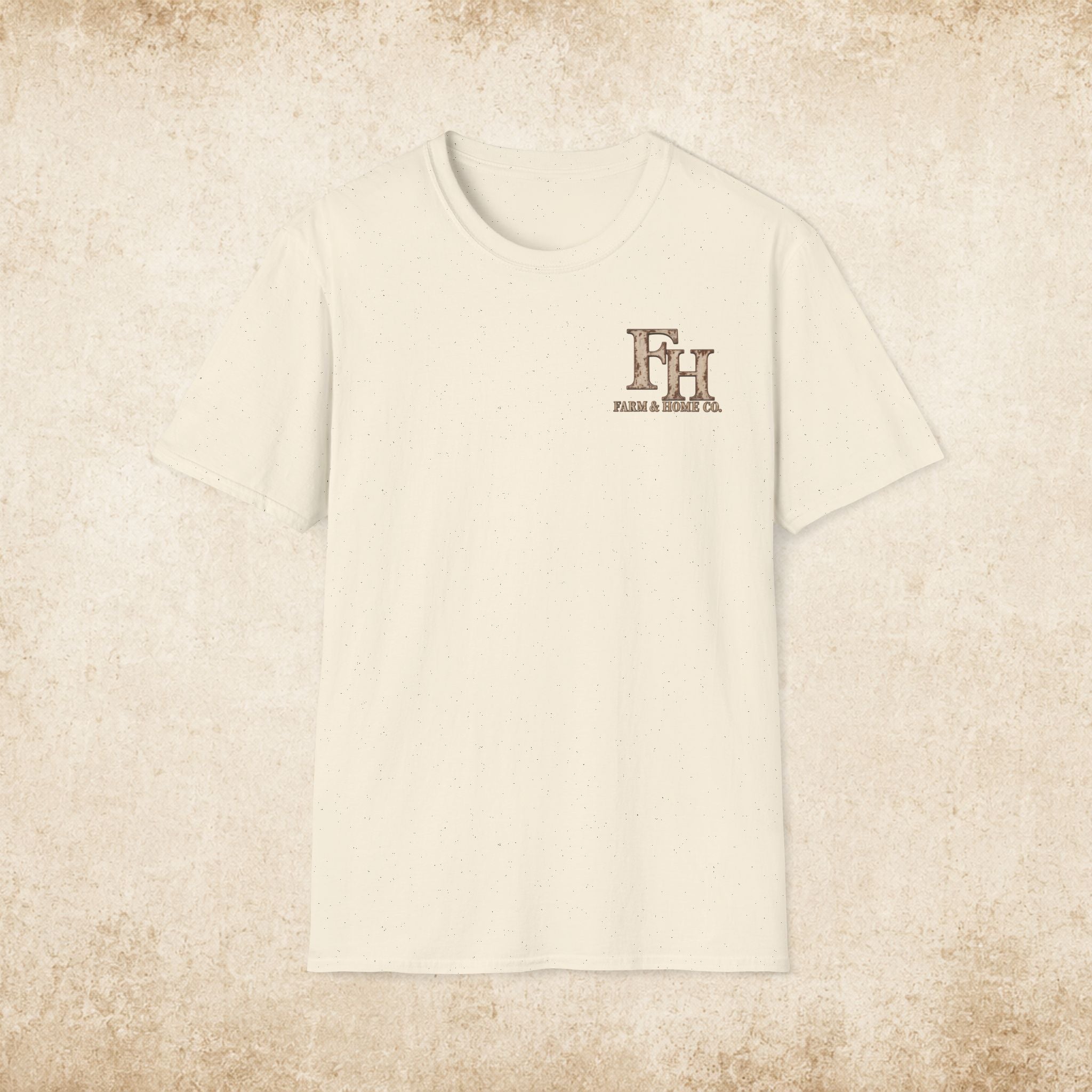T-Shirt — Farm & Home Co. FH Logo Rustic Chest Tee