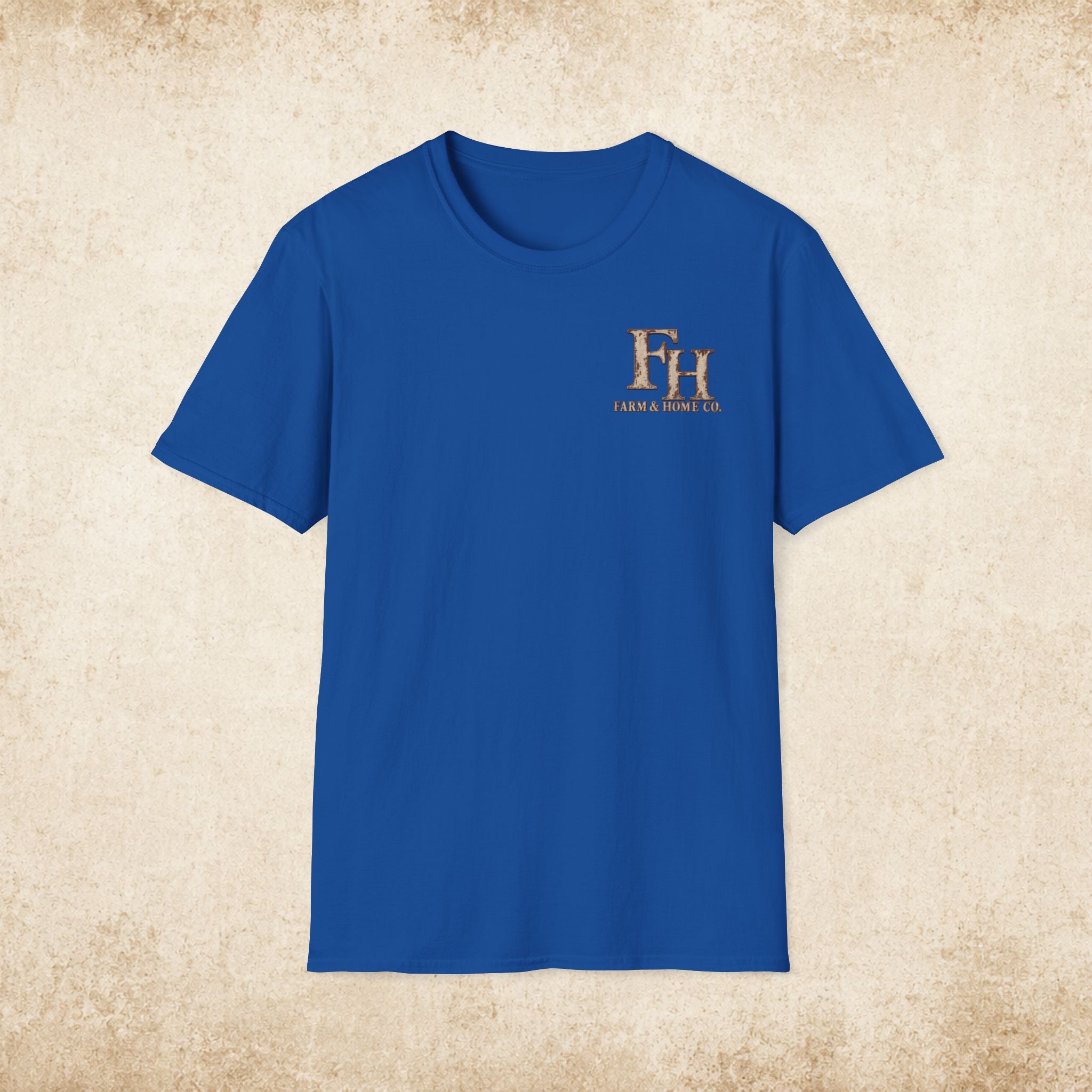 T-Shirt — Farm & Home Co. FH Logo Rustic Chest Tee