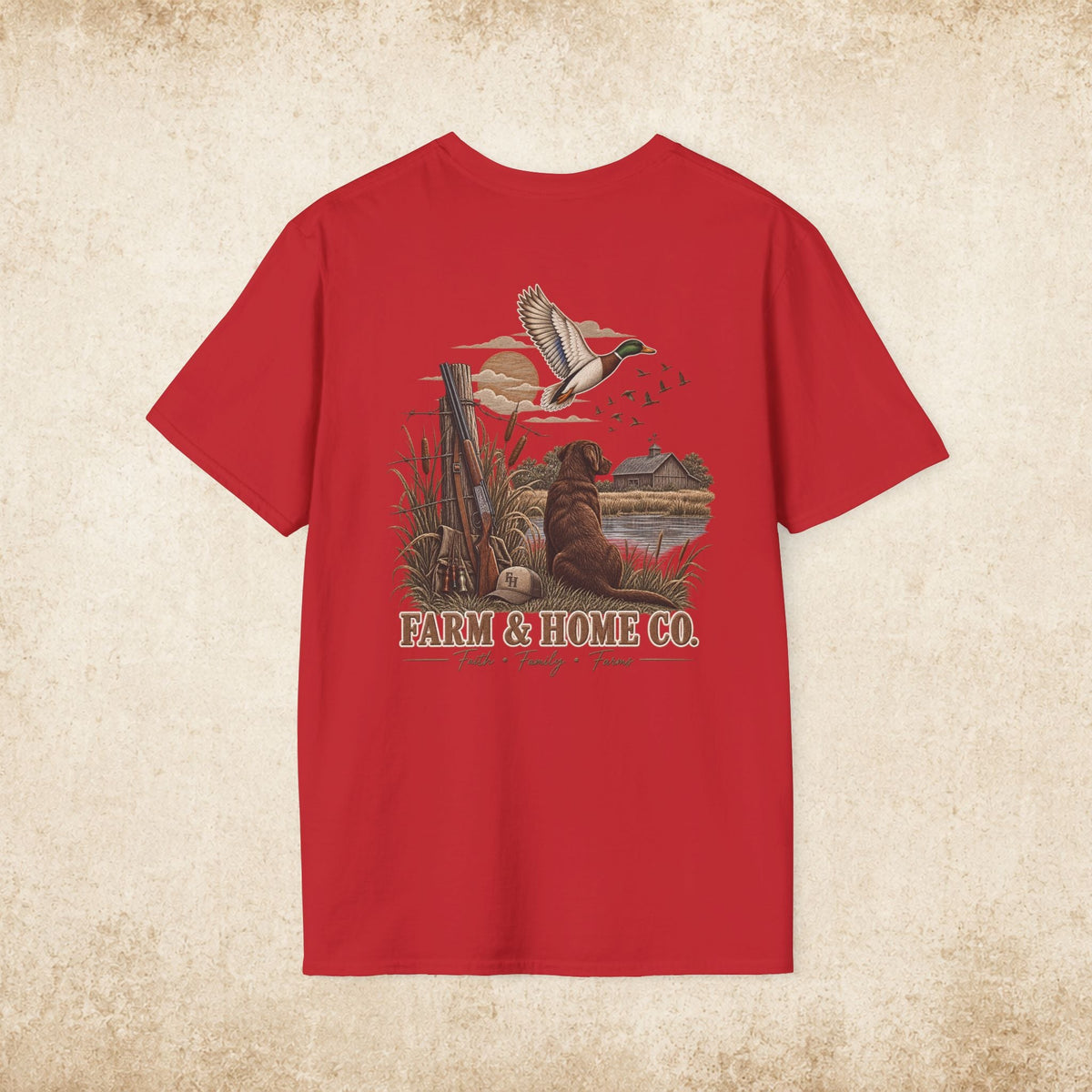 Farm & Home Co. Logo T-Shirt — Minimal Rustic Chest Graphic - farm&homeco