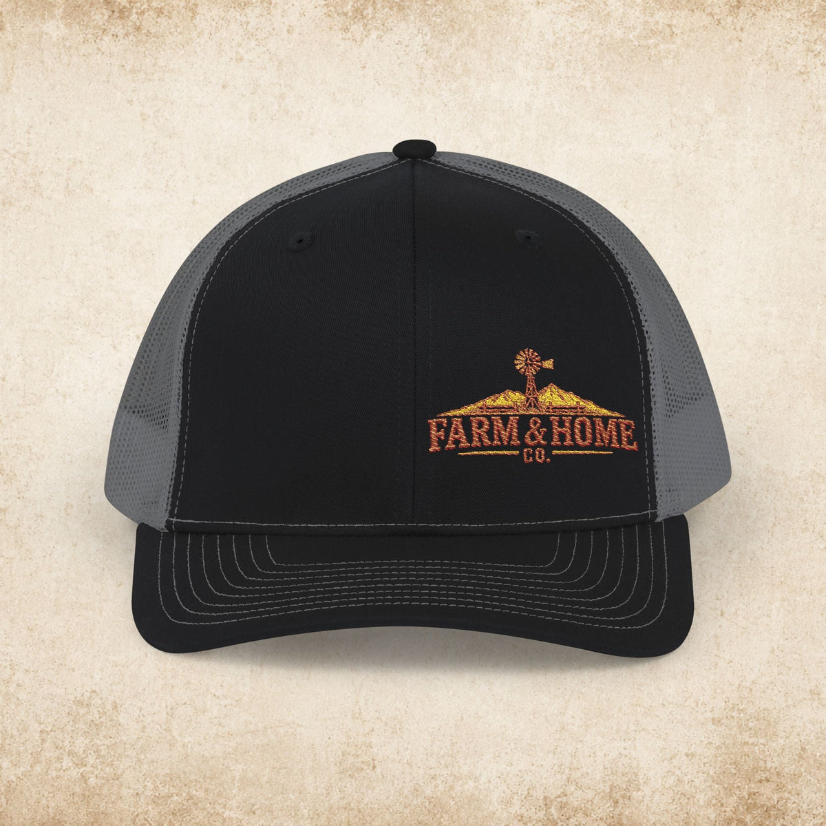 Farm & Home Co. Trucker Cap - Embroidered Snapback Hat - farm&homeco