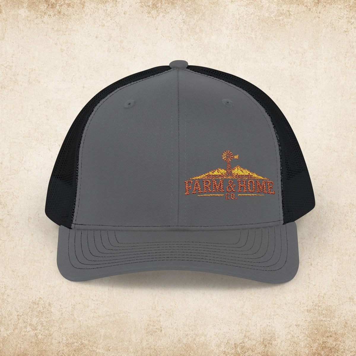 Farm & Home Co. Trucker Cap - Embroidered Snapback Hat - farm&homeco