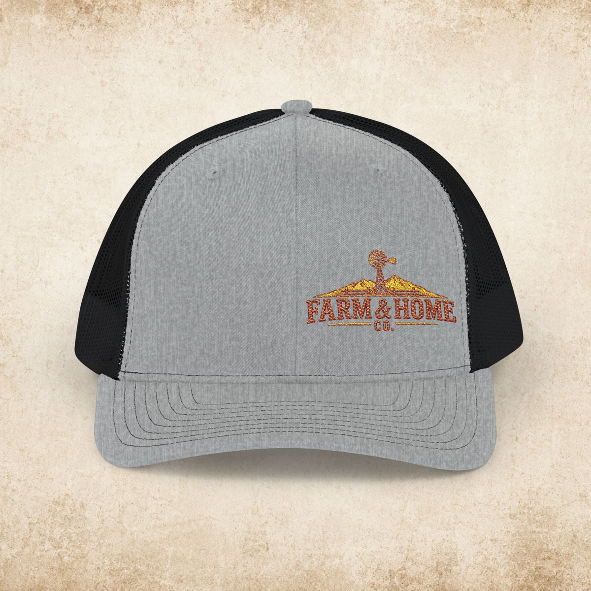 Farm & Home Co. Trucker Cap - Embroidered Snapback Hat - farm&homeco