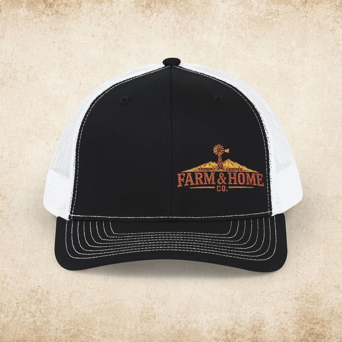 Farm & Home Co. Trucker Cap - Embroidered Snapback Hat - farm&homeco