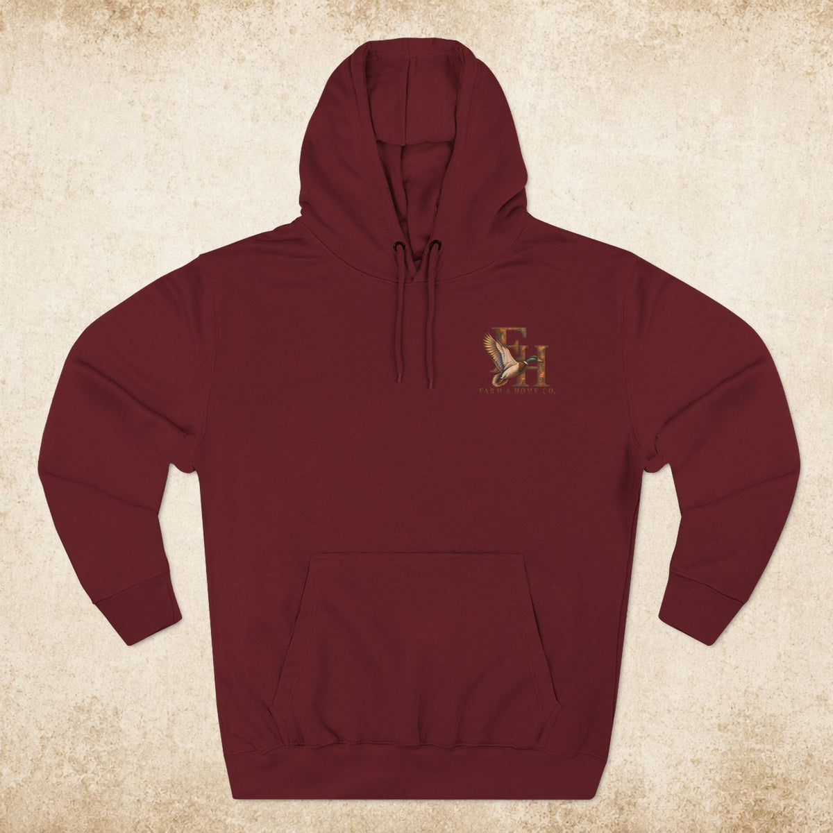 Hoodie — Rustic Deer Sunset Fleece Hoodie - farm&homeco