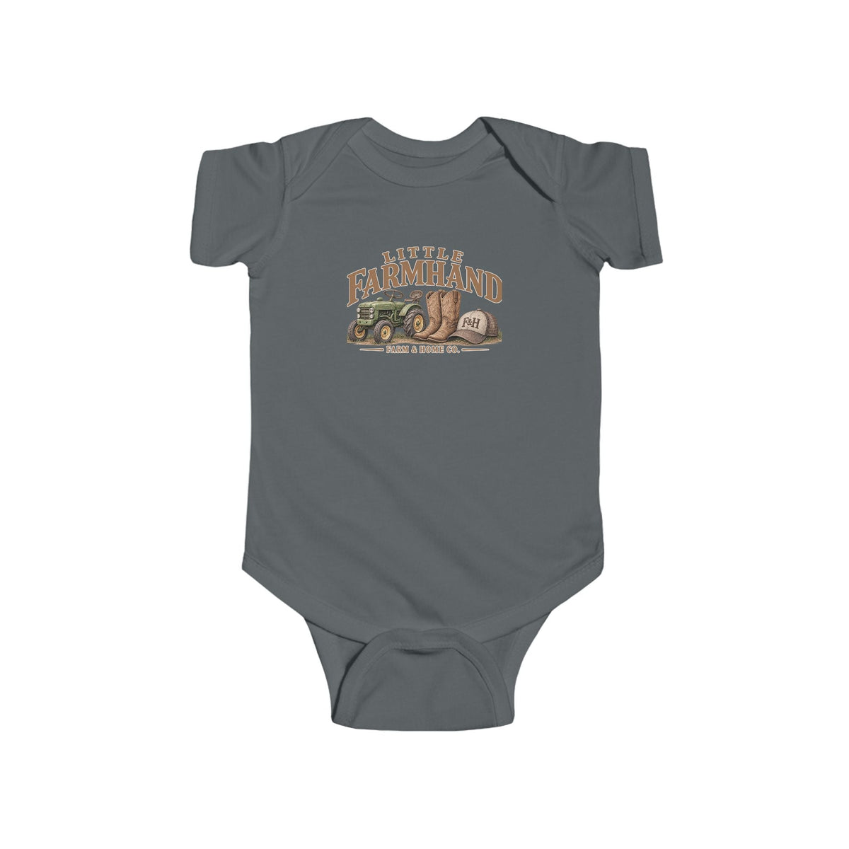 Little Farmland Infant Bodysuit – Rustic Farm Animal Baby Onesie - farm&homeco