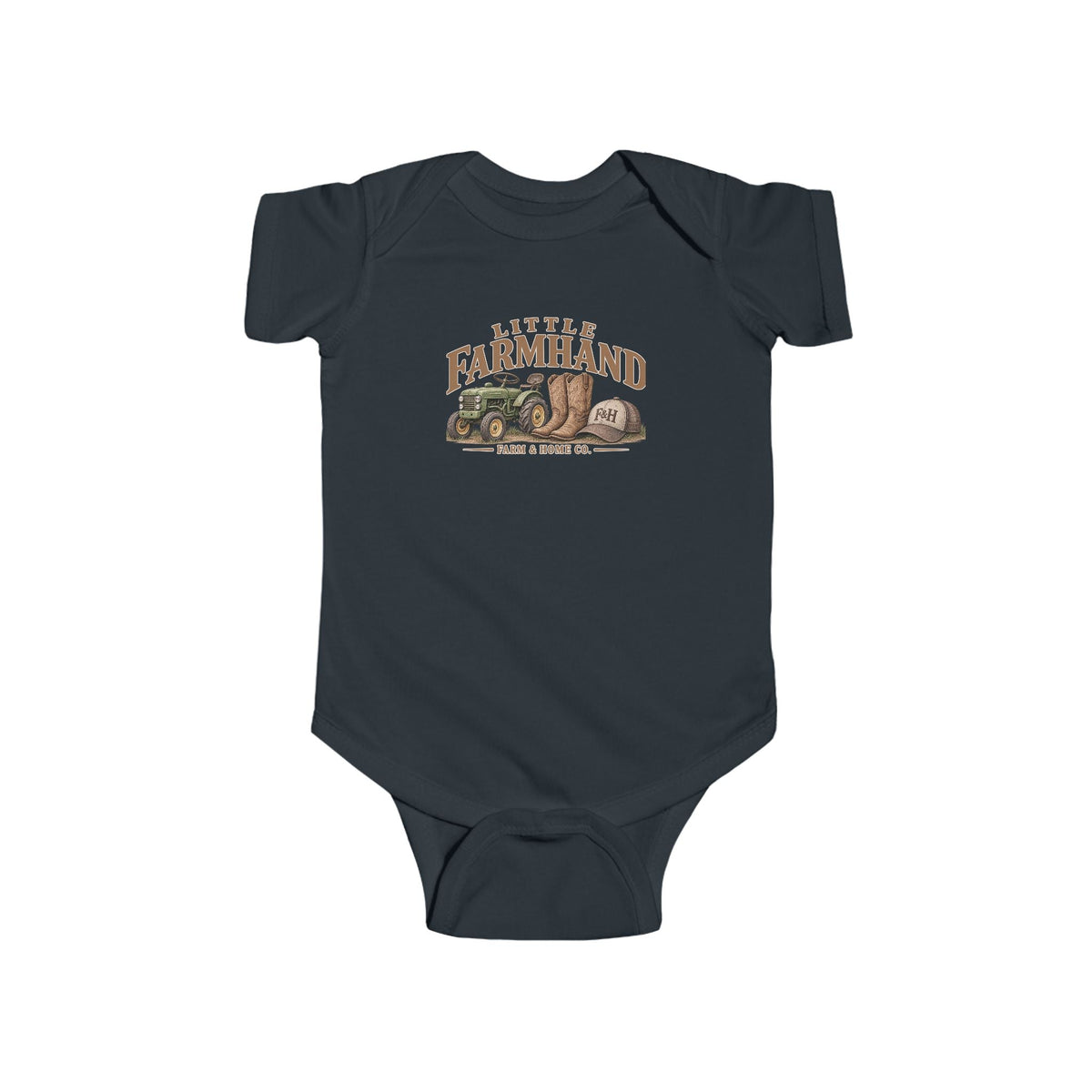 Little Farmland Infant Bodysuit – Rustic Farm Animal Baby Onesie - farm&homeco