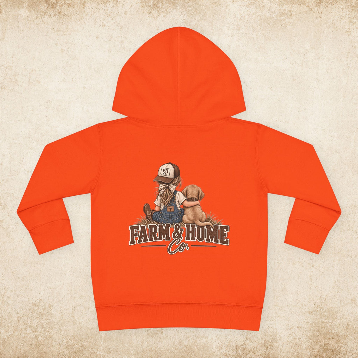 Toddler Hoodie — Farm & Home Co. Kids Pullover with Girl and Puppy Graphic - farm&homeco