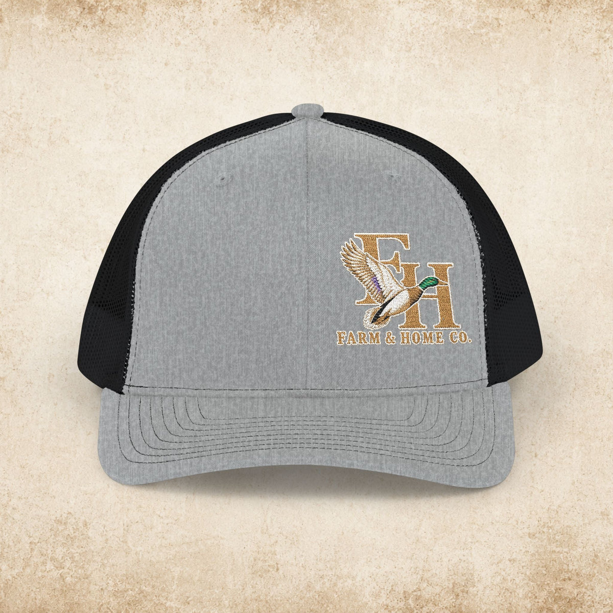 Trucker Cap — Eagle & Initials Embroidered Snapback - farm&homeco